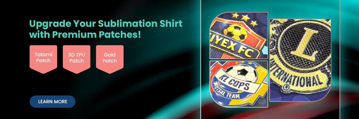 Upgrade Your Sublimation Shirt with Premium Patches!​