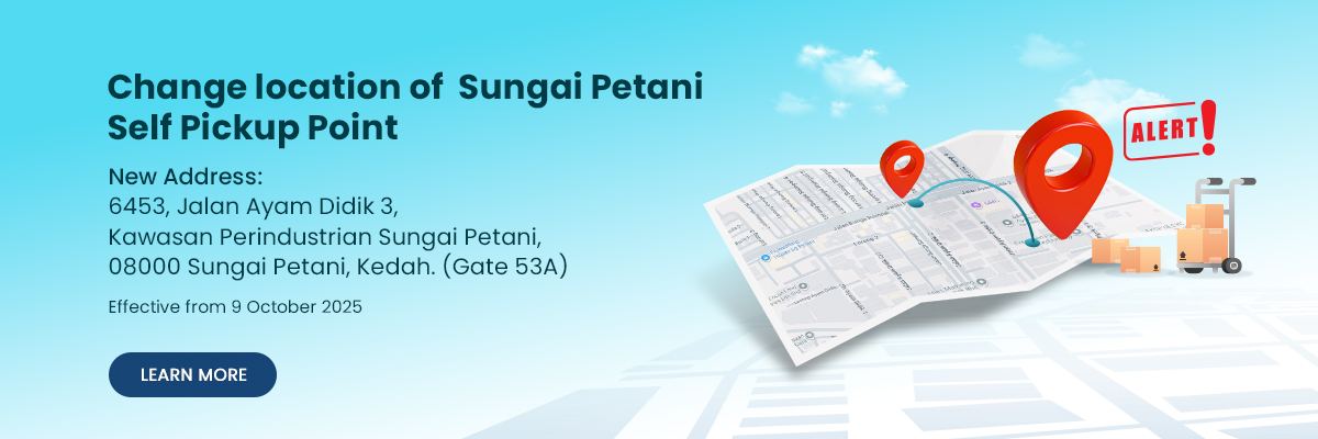 We’ve Moved Our Sungai Petani Pickup Point!