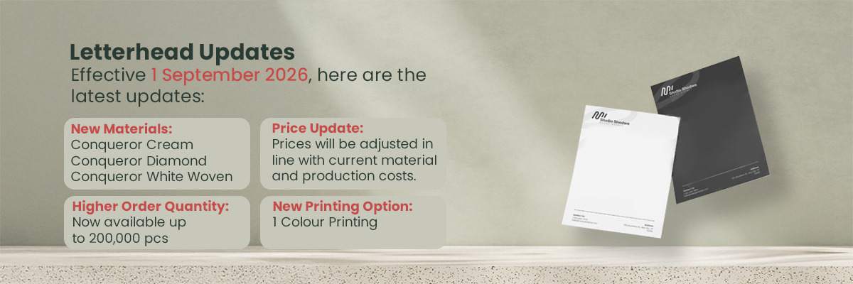 Letterhead Updates
