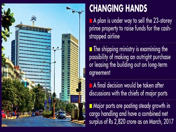 Air India may sell iconic Nariman Point property to shipping ministry Air India may sell iconic Nariman Point property to shipping ministry