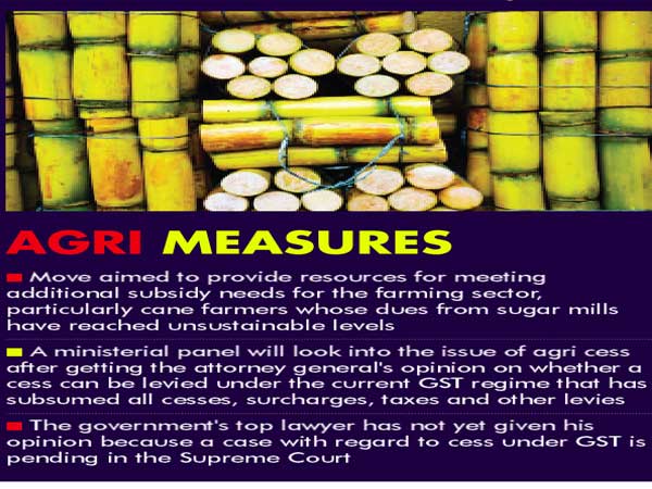 Govt mulls 1% cess on luxury items to build farm corpus Govt mulls 1% cess on luxury items to build farm corpus