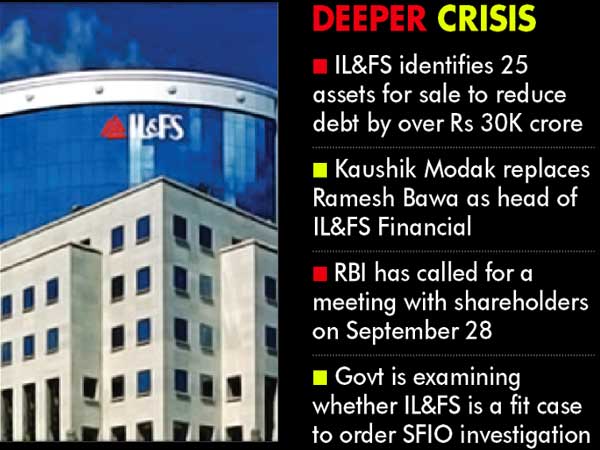 IL&FS dominoes set to bring house down IL&FS dominoes set to bring house down