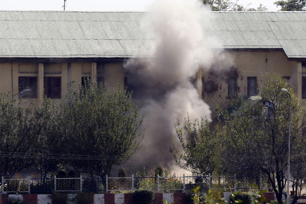 ASI, 3 militants killed in Jaish attack on BSF camp near Srinagar airport ASI, 3 militants killed in Jaish attack on BSF camp near Srinagar airport