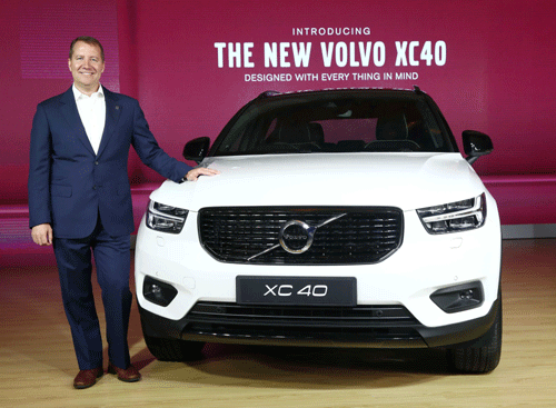 Volvo drives in all new XC40 SUV @ Rs 39.90 lakh Volvo drives in all new XC40 SUV @ Rs 39.90 lakh
