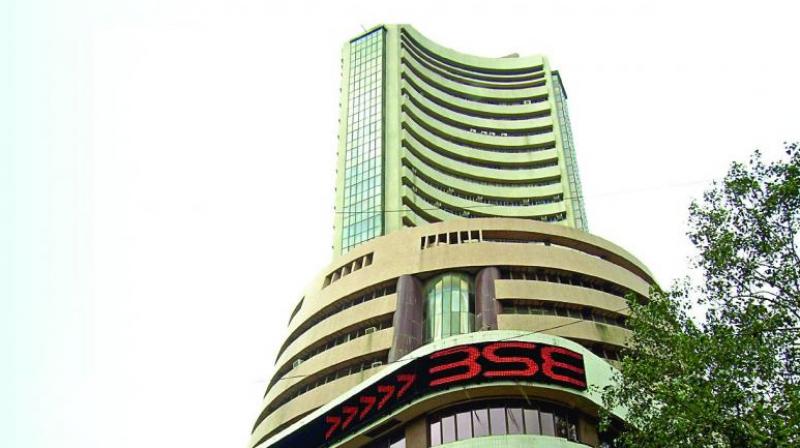 The 30-share index was trading 136.59 points, or 0.34 per cent, lower at 39,465.04. The 30-share index was trading 136.59 points, or 0.34 per cent, lower at 39,465.04.