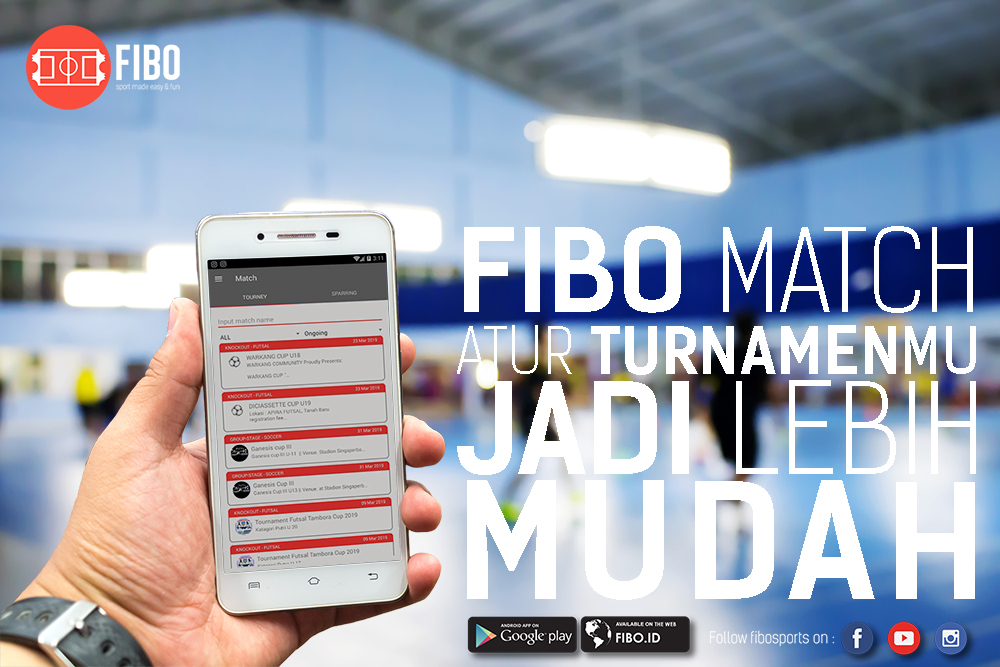 Turnamen semakin mudah dengan FIBO Match Manager Image