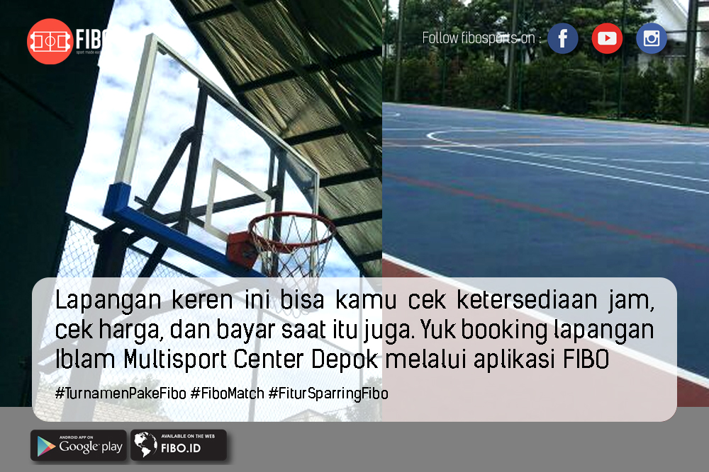 Wilayah Depok makin mudah untuk olahraga basket, badminton dan tenis Image