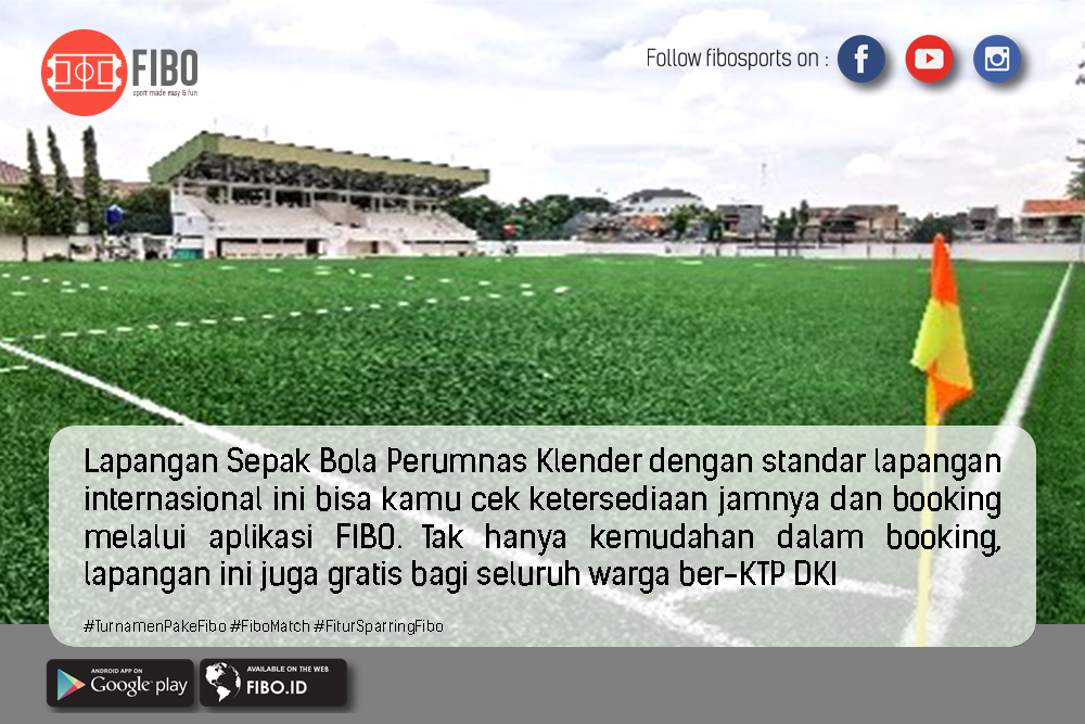 YUK SIMAK CARA BOOKING LAPANGAN SEPAK BOLA PERUMNAS KLENDER SECARA GRATIS! Image