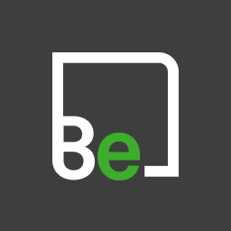 BE company logo