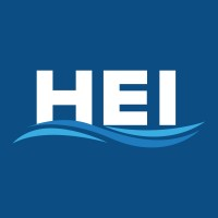 HE company logo