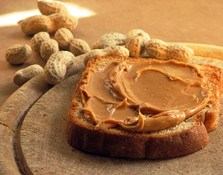 Whole Wheat Bread With Peanut Butter