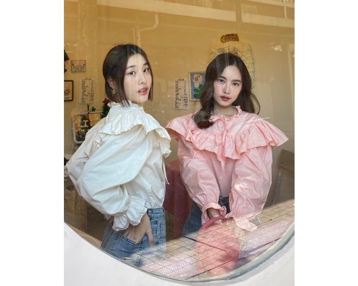FT697 Peach You Blouse