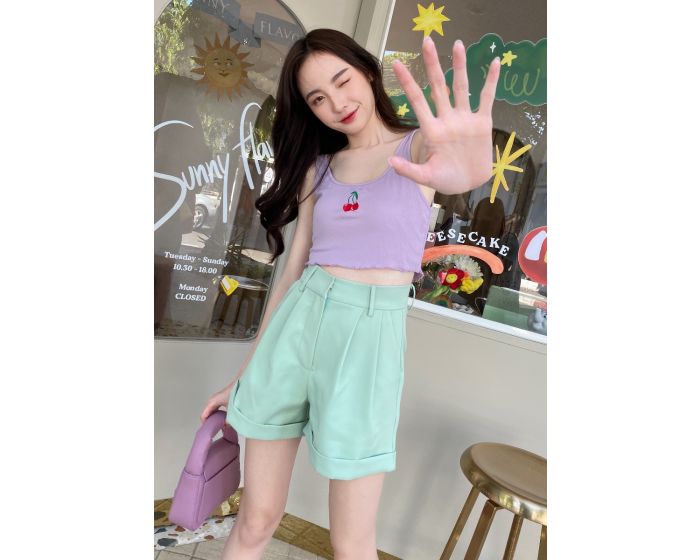 FT728 Sugar & Spice Cropped Top