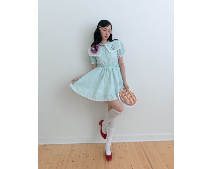 FF1183 - MOMMY LOVE COLLAR DRESS