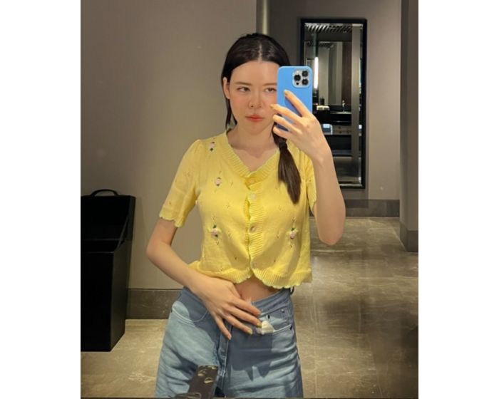 FF0299 - Pansy Knitted Top