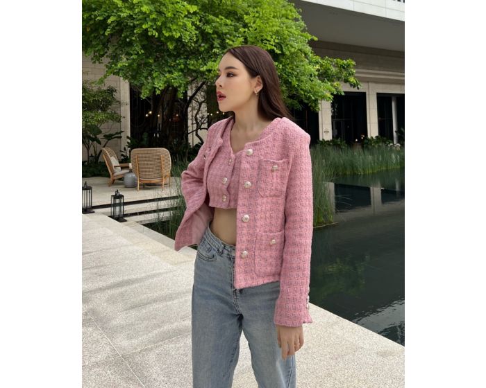 FF0292 - Alpine Tweed Cropped & Jacket
