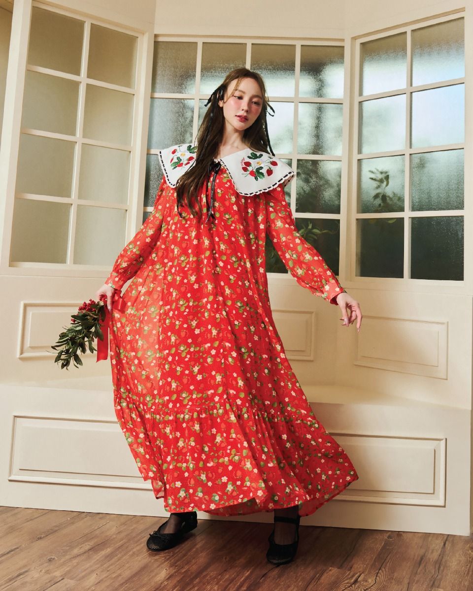 FF0927 - Berry Valley Maxi Dress