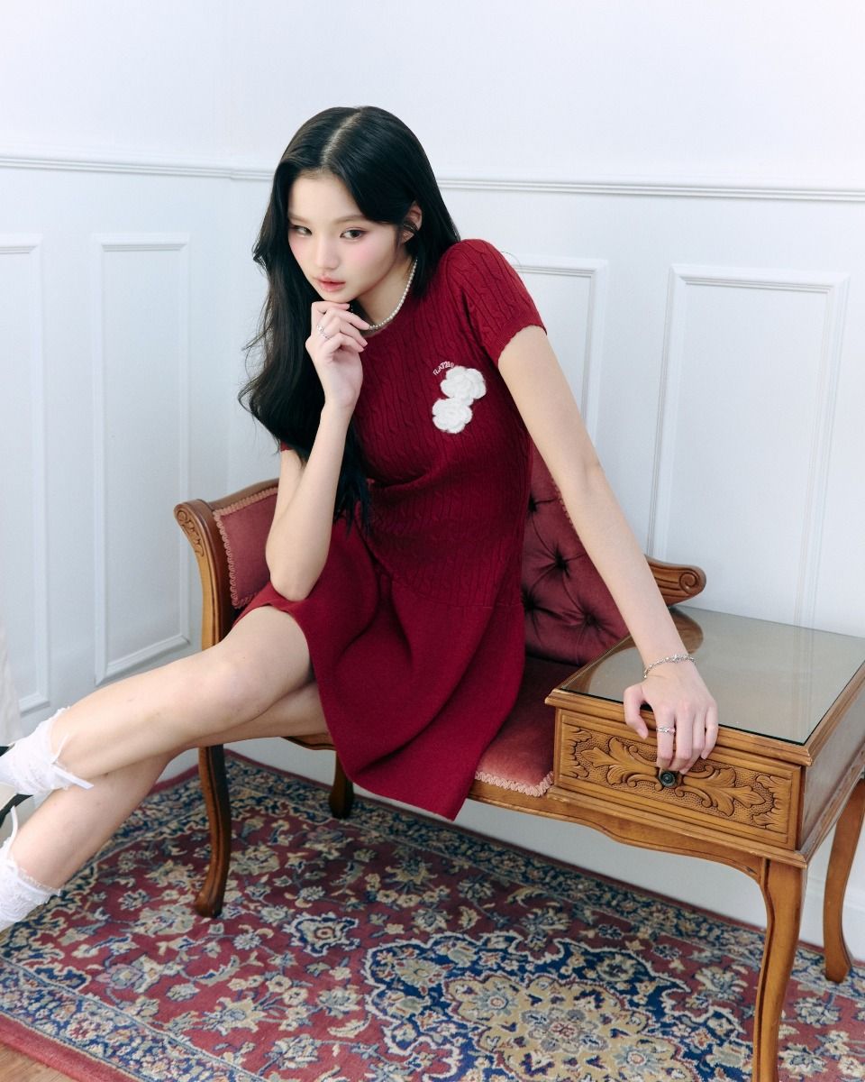 FF1152 - Dreamy Halo Knitted Mini Dress