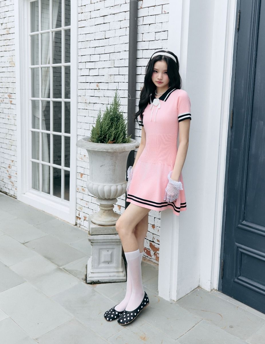 FF1151 - Sailor Rose Knitted Mini Dress