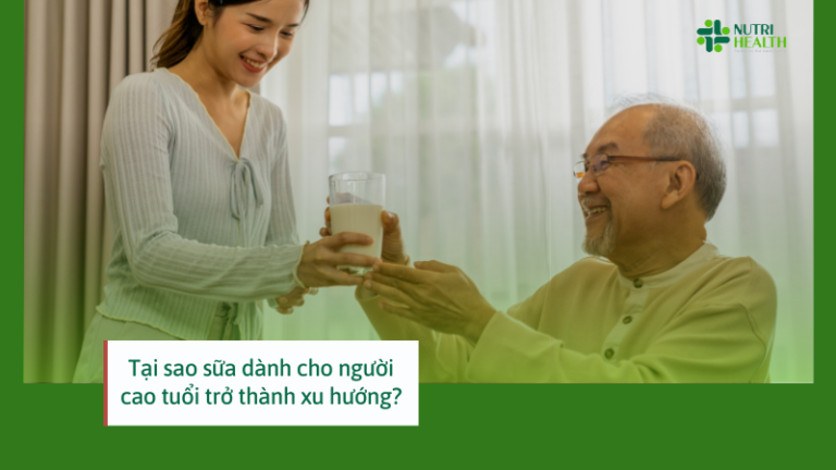 Lí giải nguyên nhân sữa dành cho người cao tuổi trở thành xu hướng phát triển