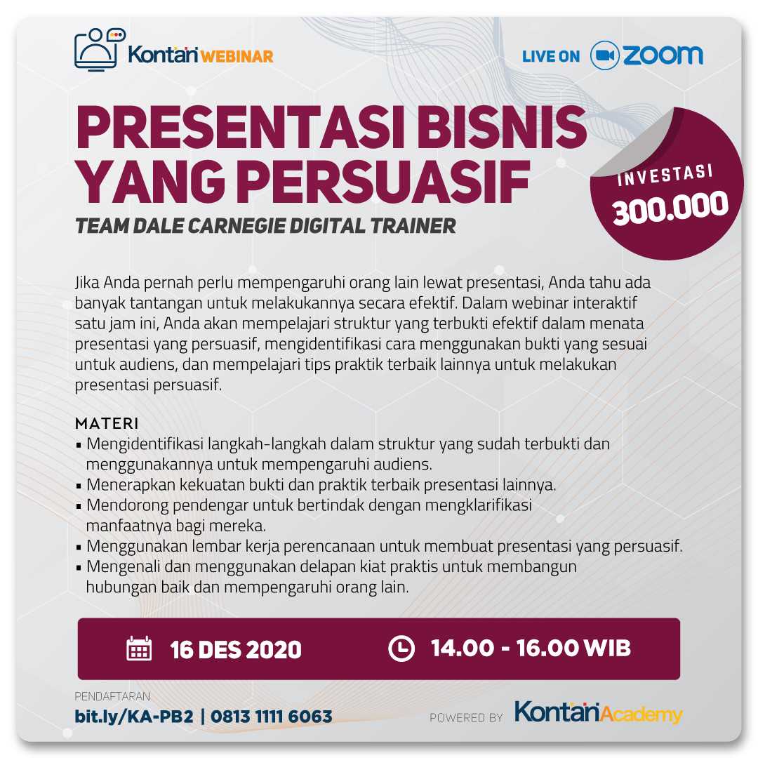 Presentasi Bisnis yang Persuasif