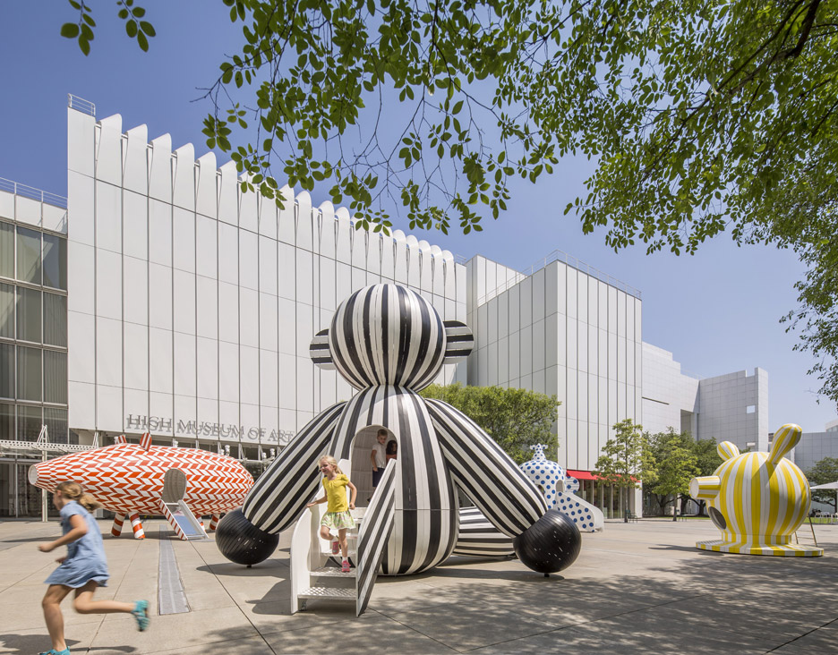 animal-shaped play equipment at Atlanta museum
