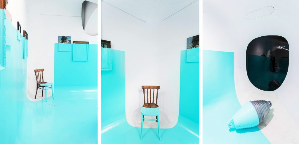 Davide Delia的Tiffany Blue裝置藝術