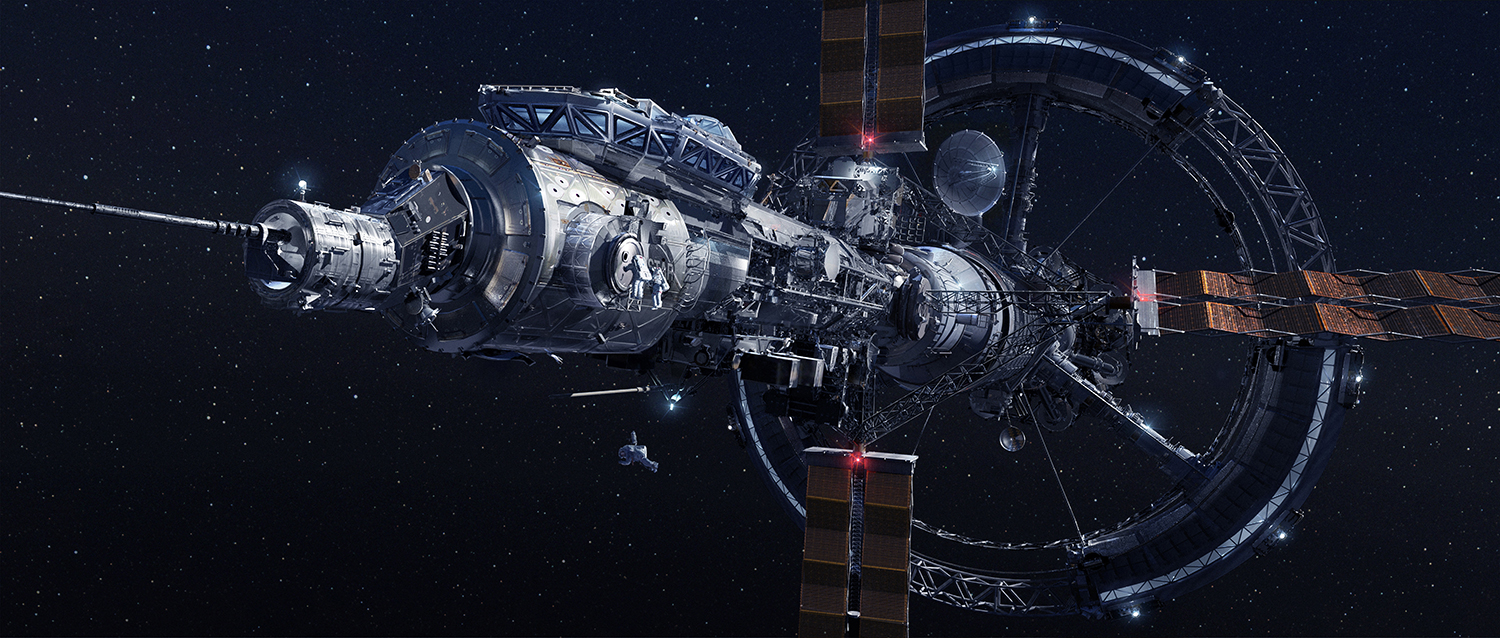 futuristic space station designs