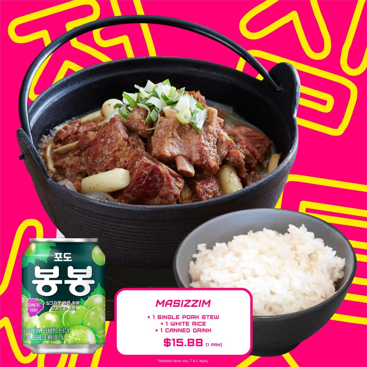 Masizzim - 1 Pax Lunch Meal ($15.88)