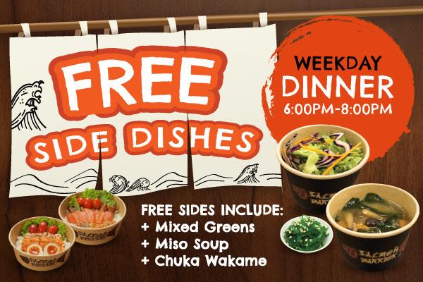 FREE SIDE DISHES DINNER