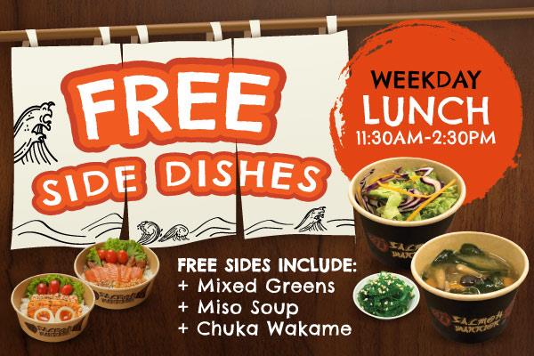 FREE SIDE DISHES LUNCH