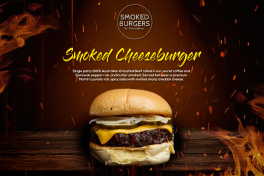 SELECT YOUR FREE SMOKED CHEESEBURGER