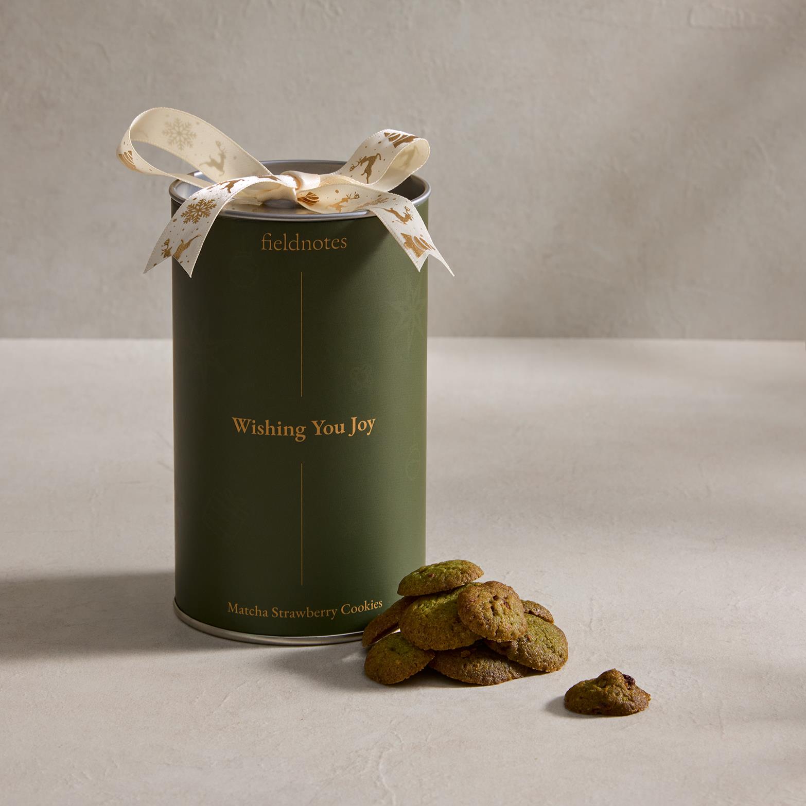 Matcha Strawberry Cookies