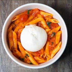 Our Pastas With Burrata