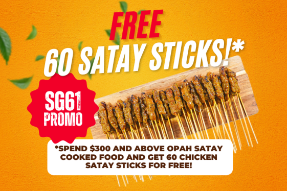 FREE CHICKEN SATAY STICKS PROMO