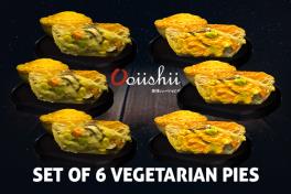Set of 6 Vegetarian Pies ($23.00)
