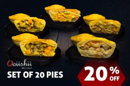Set of 20 Pies (20% OFF)
