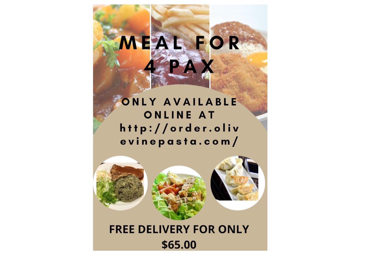 MEAL FOR 4 PAX