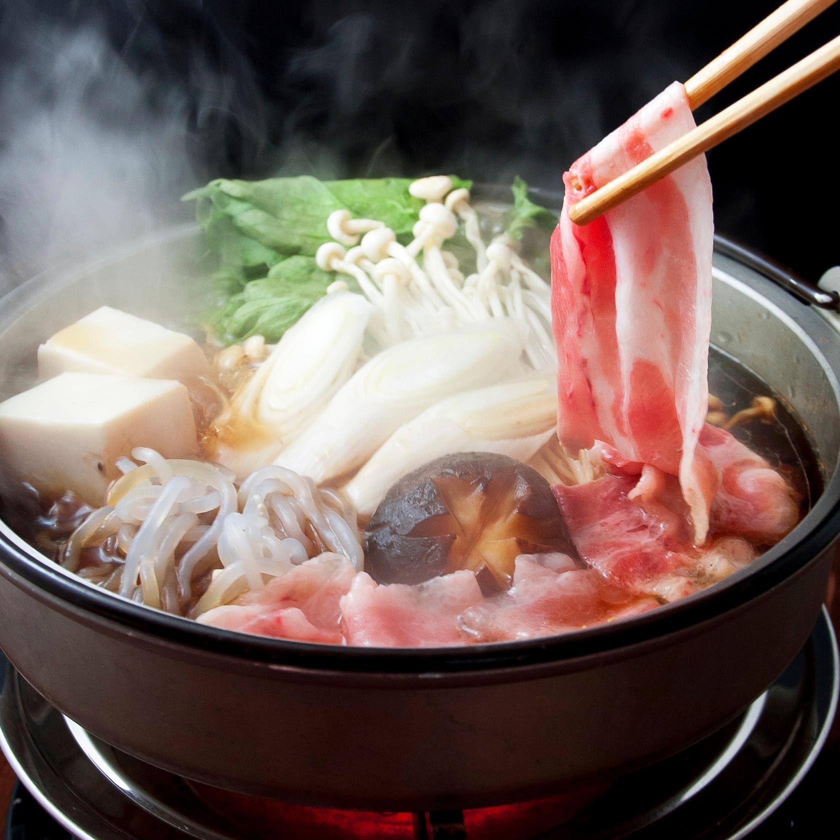 KUROBUTA SHABU SHABU / SUKIYAKI (HOTPOT)