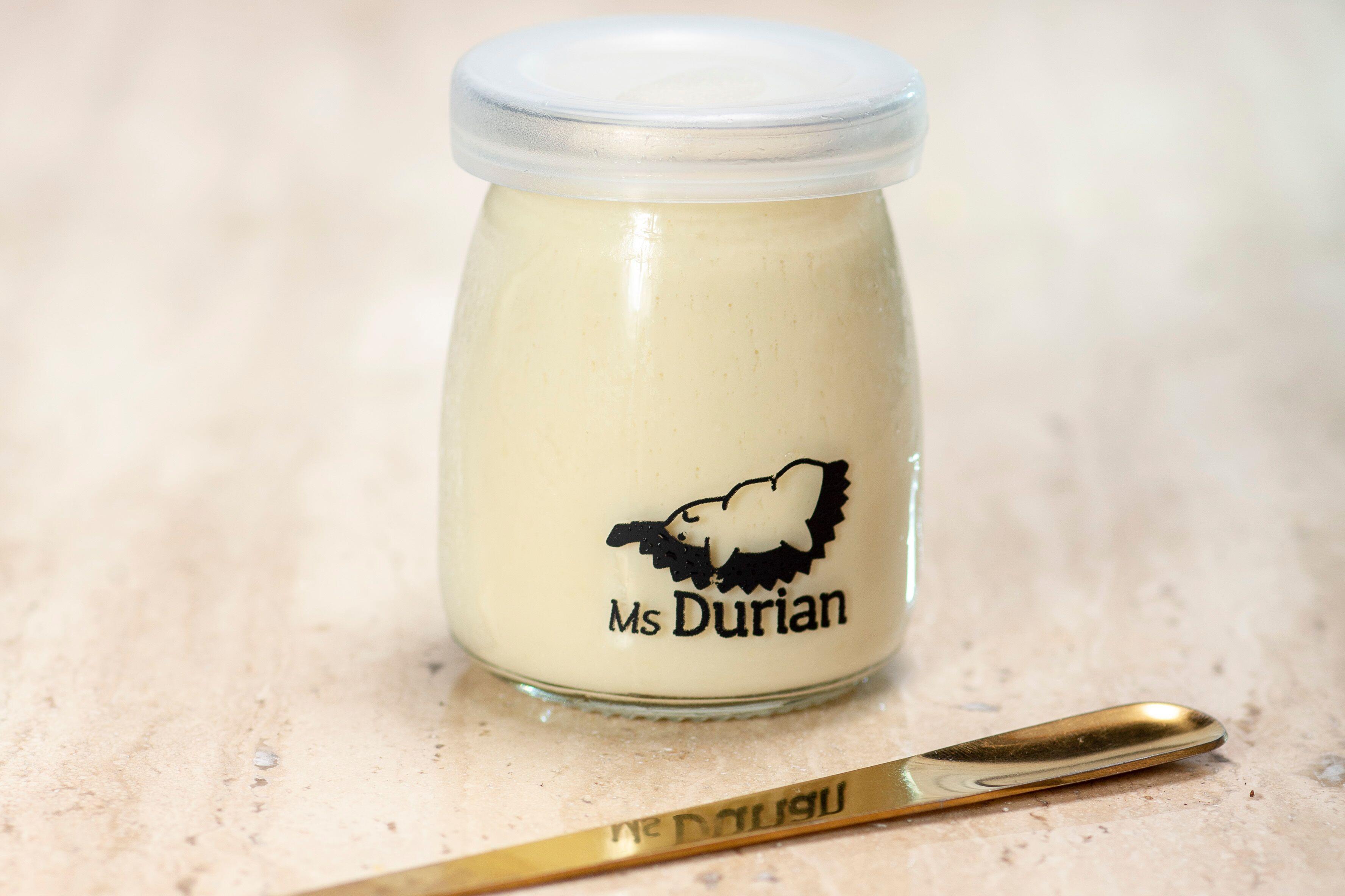 DURIAN COCONUT MILK PUDDING