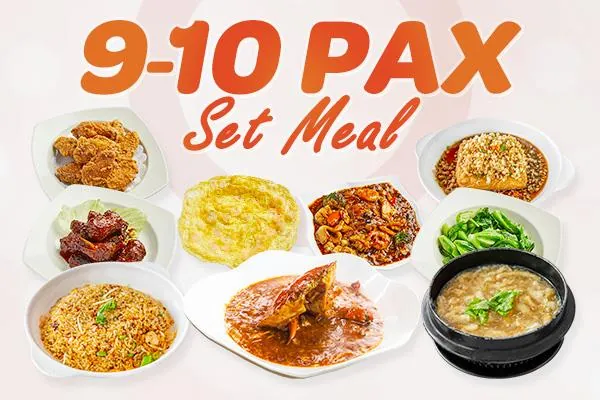 [9 - 10 Pax] Set Meal @ $378