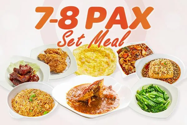 [7 - 8 Pax] Set Meal @ $268