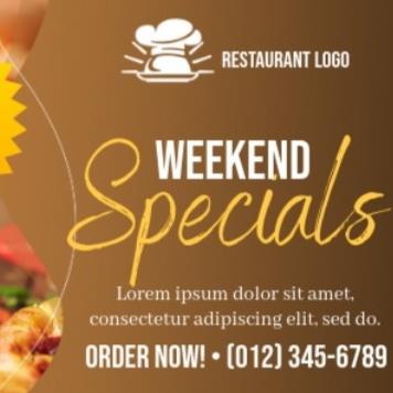 (Huyen) Weekend Special Menu