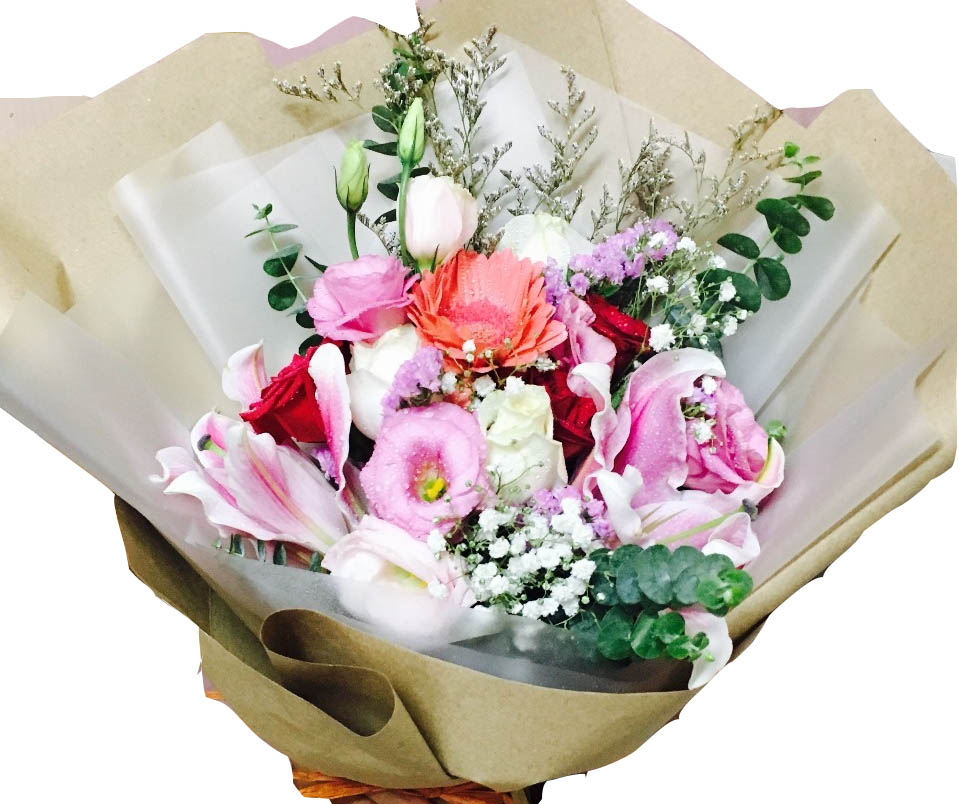 Send Mixed Pastel Bouquet to the brunei Today