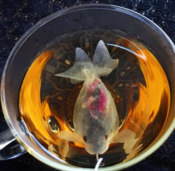 goldfish tea bag