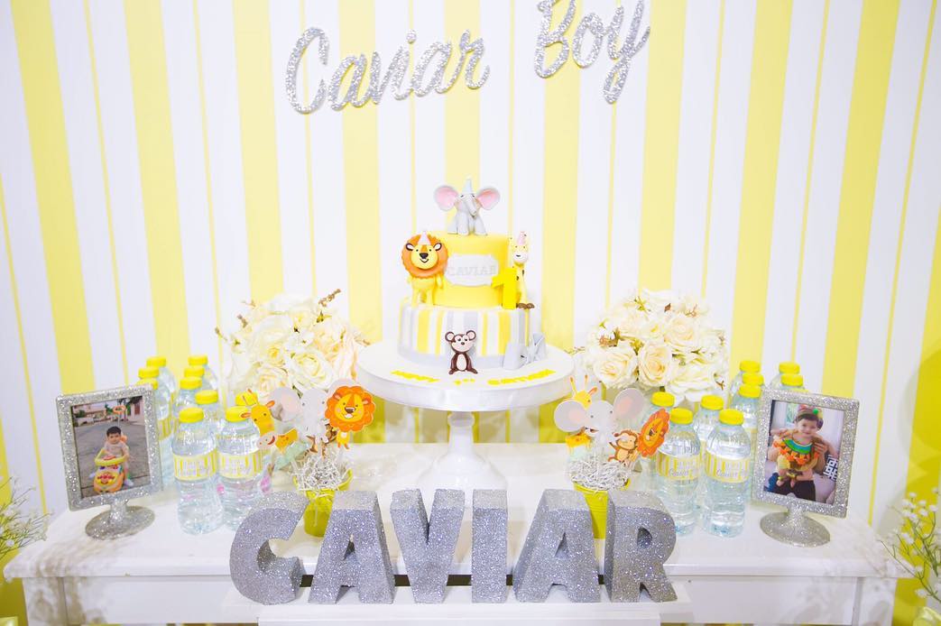 Glitz Party BKK Gallery Party ideas Yellow Birthday Party