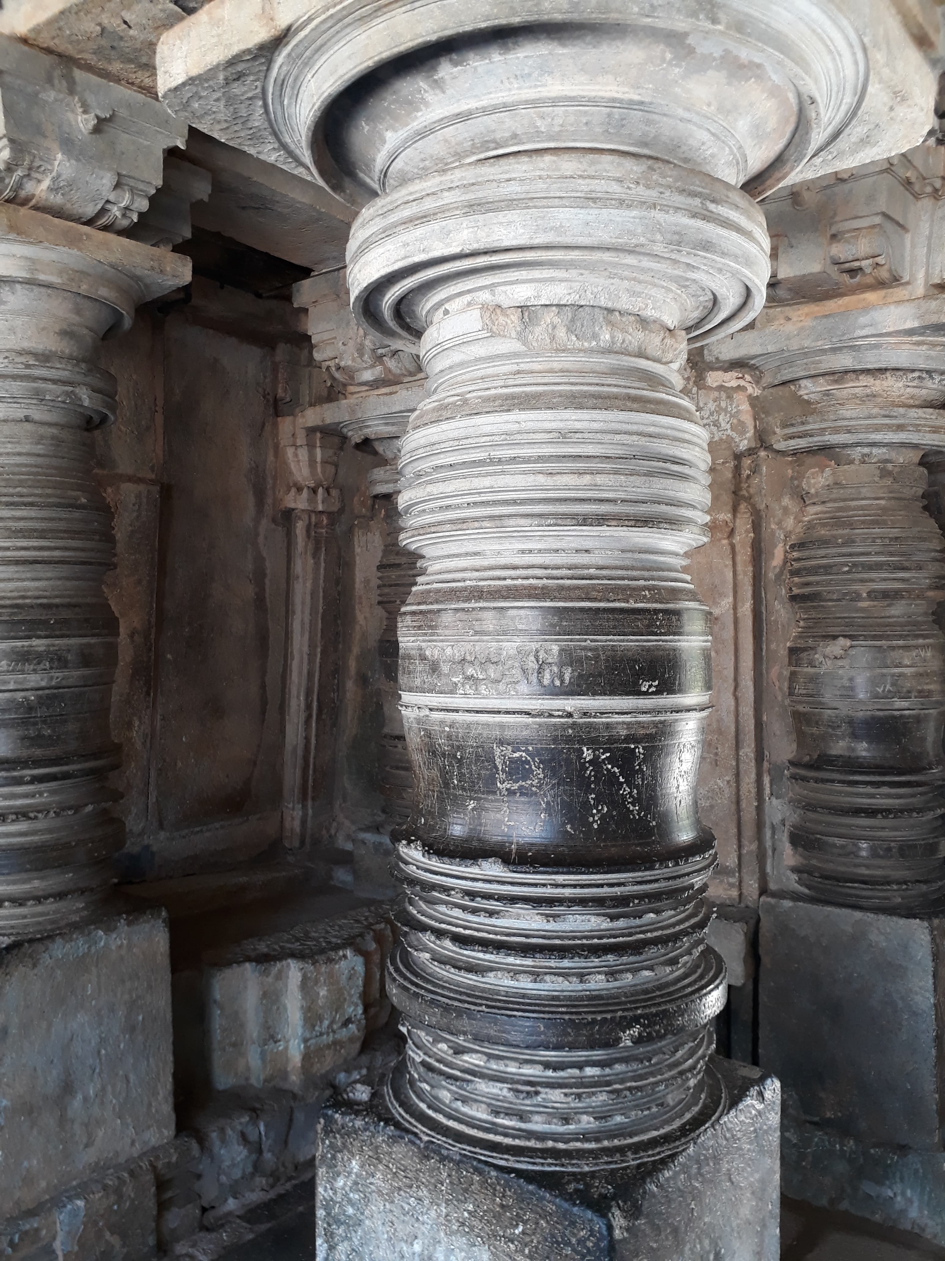 The columns