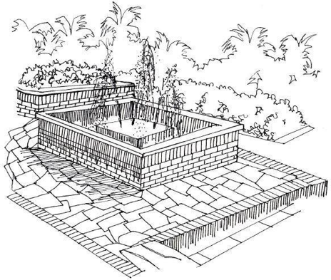 Fountain in the Garden of Five Senses