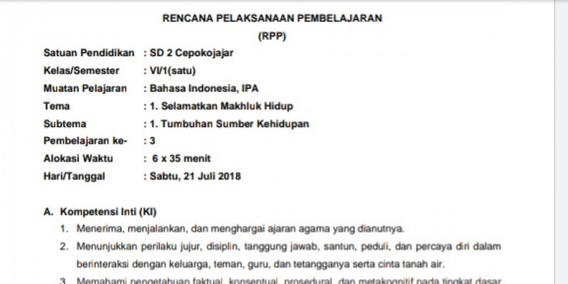 GURU BERBAGI RPP_Tema1_Kelas6
