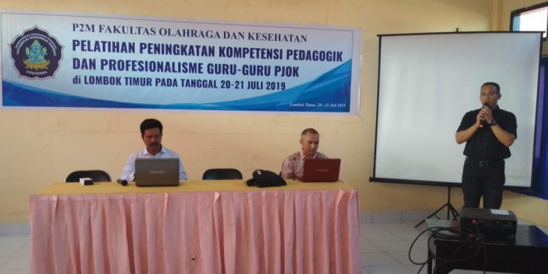 Guru Berbagi Laporan Pengembangan Diri Guru Pjok